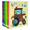 My First Lift the Flap Board Book Collection 4 Books Set (Farm, Sea, Garden, Jungle)