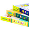 Sparkly Lift the Flaps Board book Collection 3 Book Set (Opposites, Vehicles, Animal Sounds)