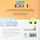 Sparkly Lift the Flaps Board book Collection 3 Book Set (Opposites, Vehicles, Animal Sounds)