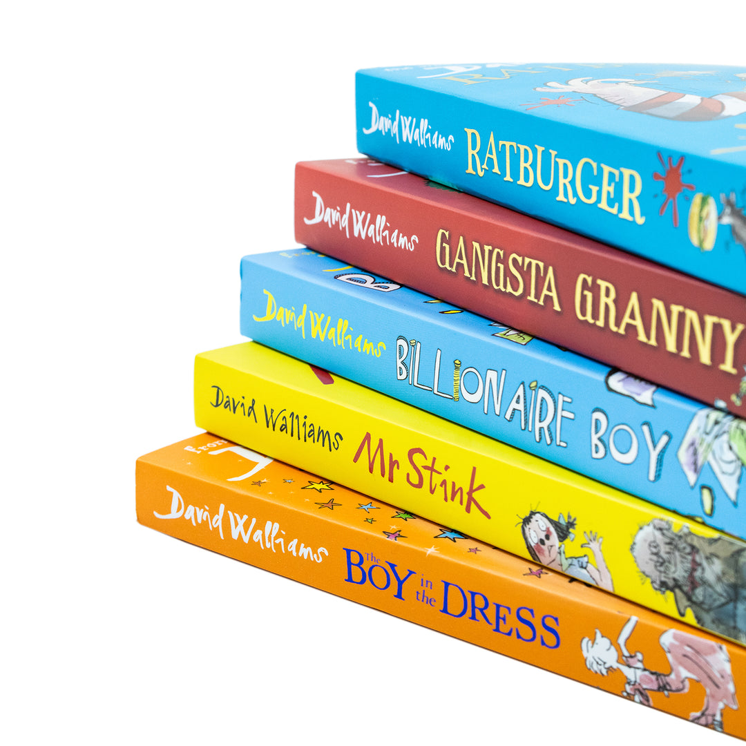 David Collection Books The World Of David Walliams Collection - 5 Paperback Books for Kids (S ...