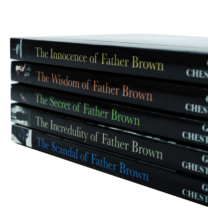 Father Brown Mysteries 5 Book Box Set by G.K. Chesterton | Classic Crime Fiction Series with Detectives, Suspense, Thrillers & Mystery Stories