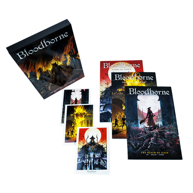 Bloodborne Series 3 Books Boxed Set By Ales Lot: (The Death of Sleep ,The Healing Thirst ,A Song of Crows )