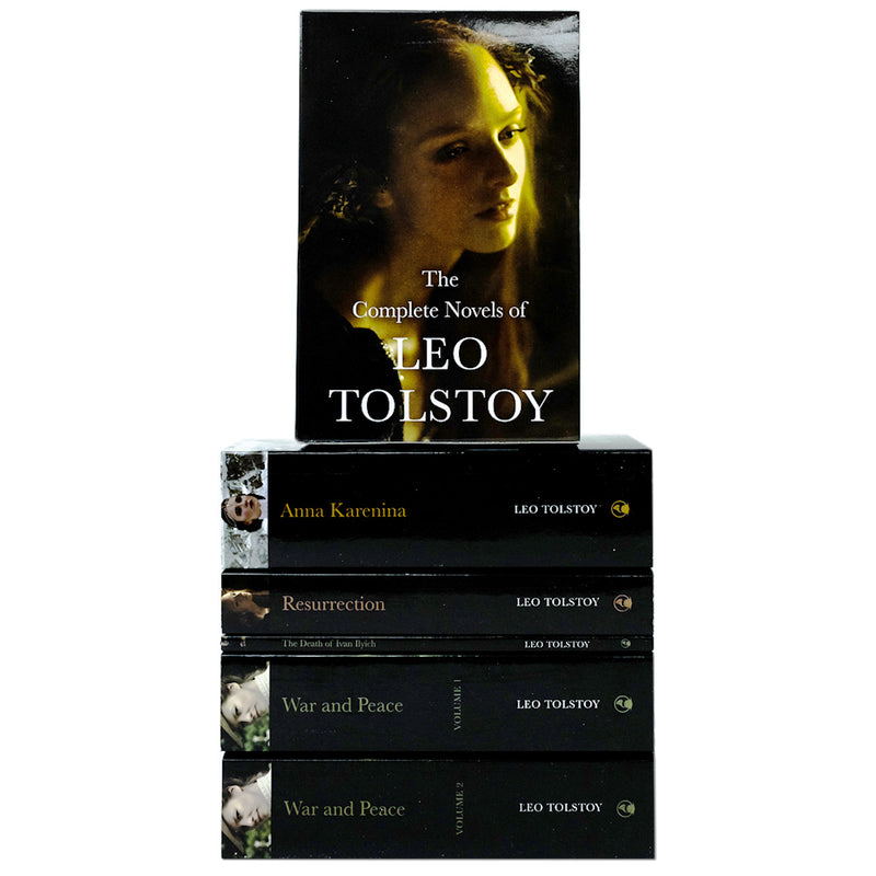 The Complete Novels of Leo Tolstoy Classic Stories 5 Books Collection Box Set