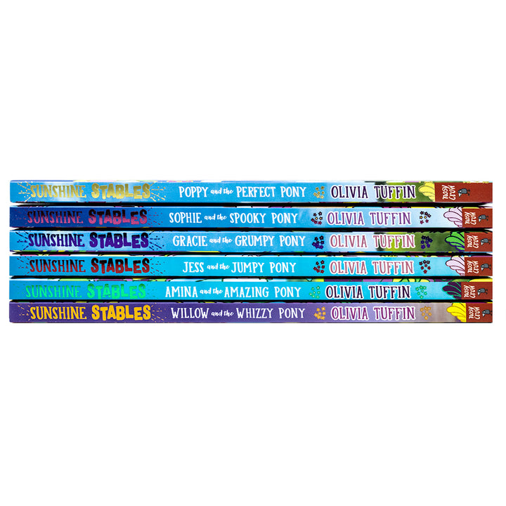 Sunshine Stables 6-Book Set by Olivia Tuffin – Exciting Pony Stories for Kids! Perfect Children’s Fiction for 8+ years, Animal Lovers & Adventure Fans
