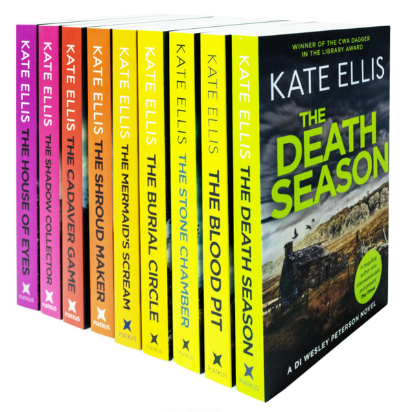 Kate Ellis Wesley Peterson Collection 9 Books Set  (The Blood Pit, The Cadaver Game, The Shadow Collector, The Shroud Maker & More!)