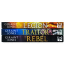 Geraint Jones The Raven and the Eagle Series 3 Books Collection Set (Rebel, Traitor, Legion)