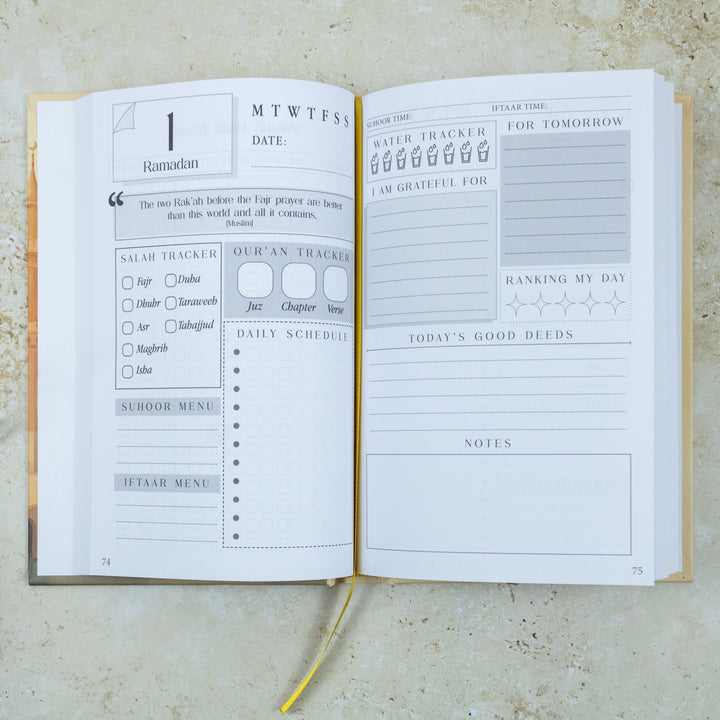 From Dawn till Dusk Ramadan Journal Book – 30-Day Planner for Prayers, Daily Duas, Gratitude, Guidance & Reflection- Perfect Ramadan Gift for All Ages