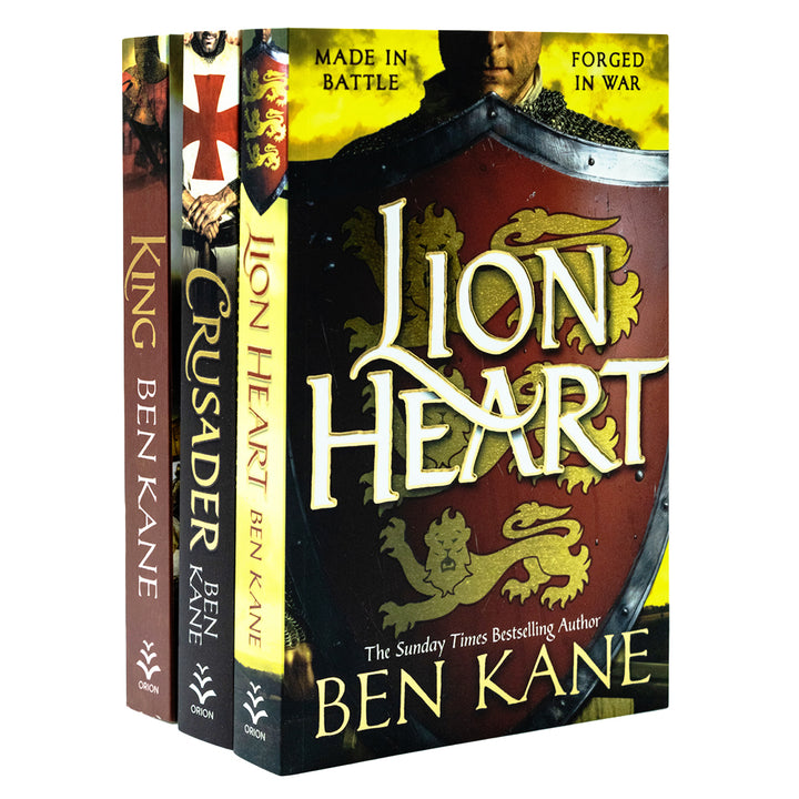 Richard the Lionheart Collection by Ben Kane – 3 Book Set Including Crusader, Lionheart & King – Epic Historical Fiction Full of War, Honor &Adventure