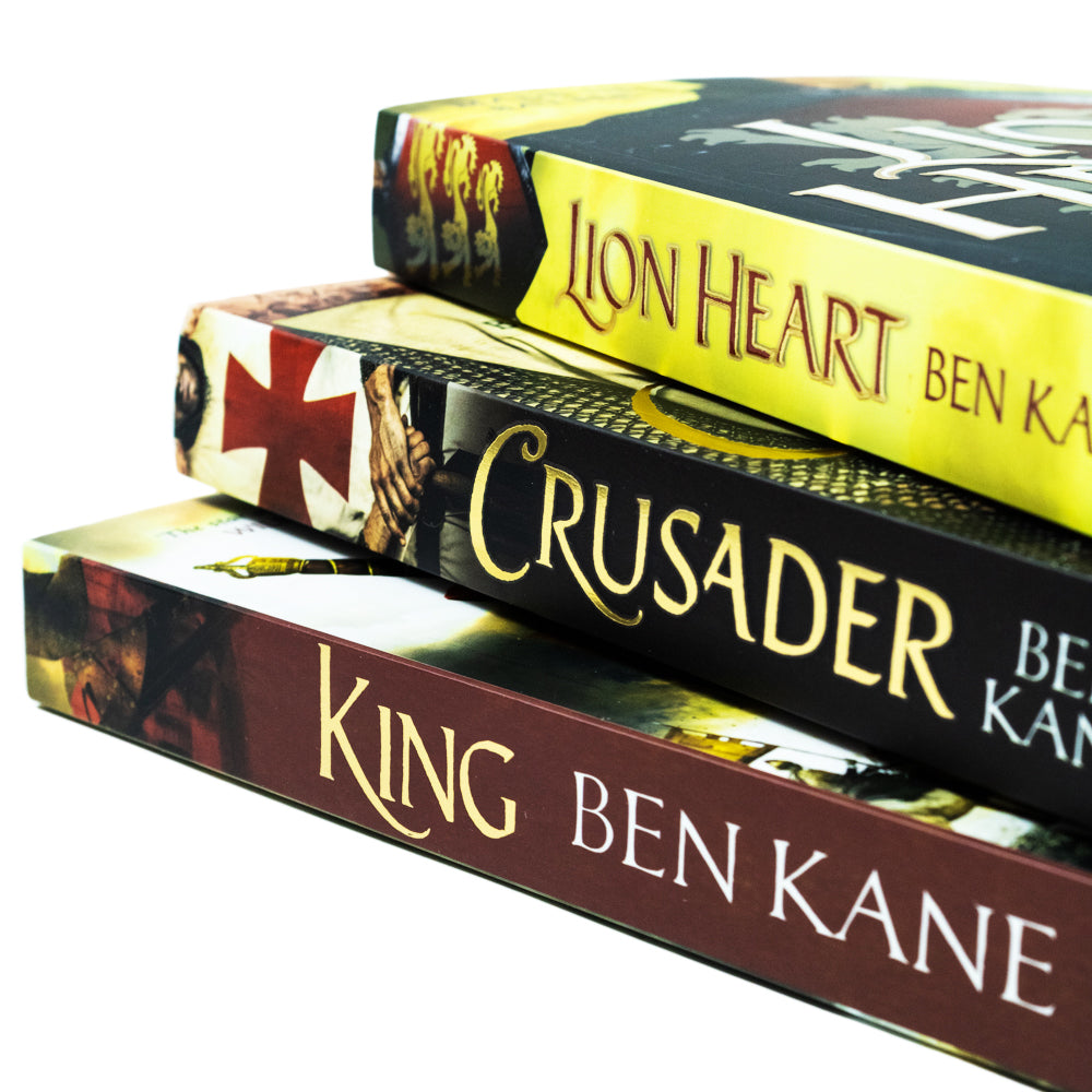 Richard the Lionheart Collection by Ben Kane – 3 Book Set Including Crusader, Lionheart & King – Epic Historical Fiction Full of War, Honor &Adventure