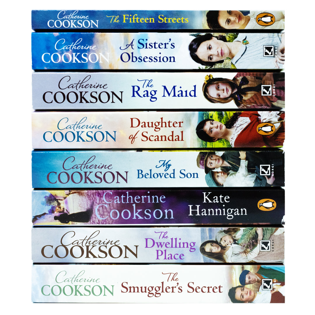 Catherine Cookson Collection 8 Book Set – My Beloved Son, The Dwelling Place, The Rag Maid, Kate Hannigan & More | Historical Fiction Books
