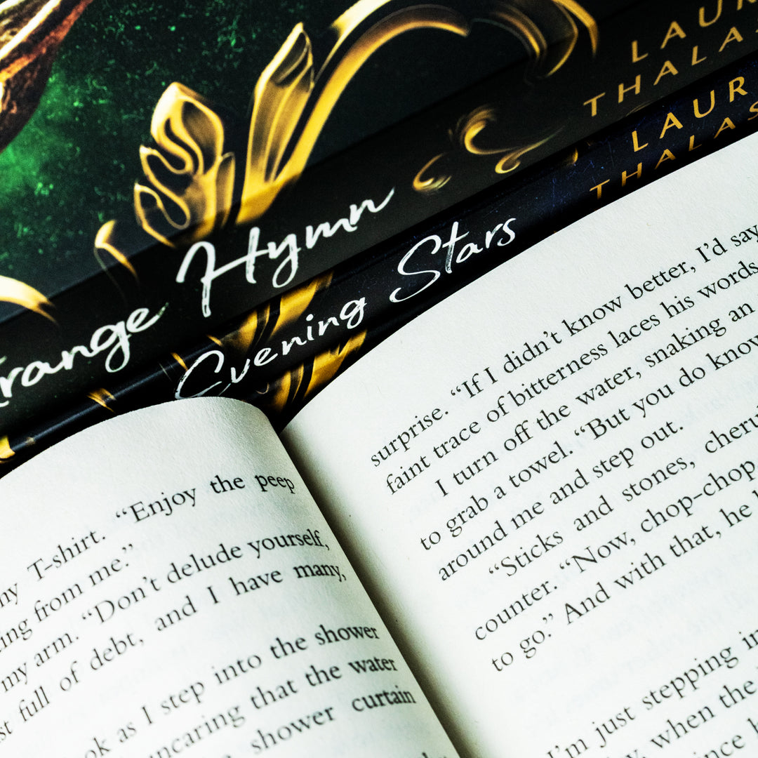 The Bargainer Series 4 Books Collection Set by Laura Thalassa: Rhapsodic, A Strange Hymn, The Emperor of Evening Stars & Dark Harmony