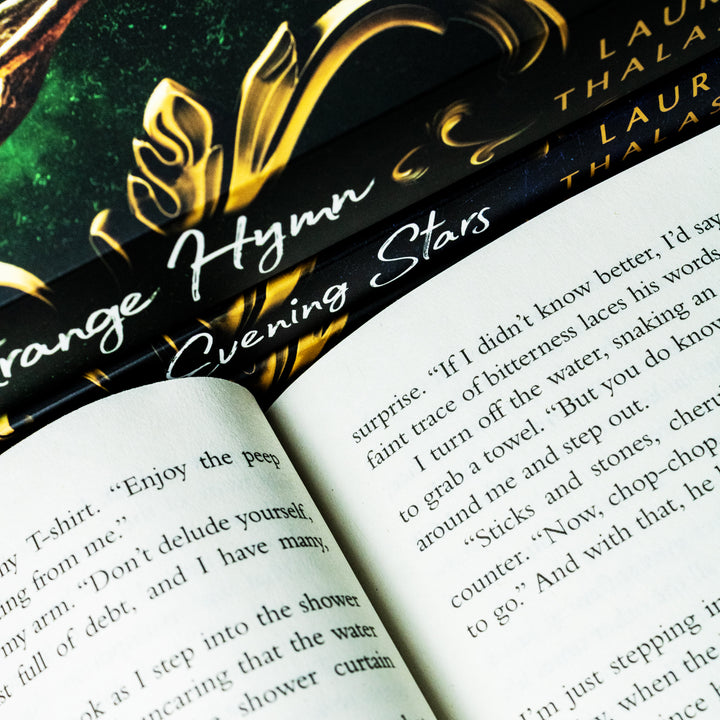 The Bargainer Series 4 Books Collection Set by Laura Thalassa: Rhapsodic, A Strange Hymn, The Emperor of Evening Stars & Dark Harmony