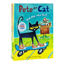 Pete the Cat Series 5 Books Collection Set By Eric Litwin (I Love My White Shoes, Rocking in My School Shoes, Pete the Cat and his Four Groovy Buttons & More!)
