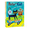 Pete the Cat Series 5 Books Collection Set By Eric Litwin (I Love My White Shoes, Rocking in My School Shoes, Pete the Cat and his Four Groovy Buttons & More!)