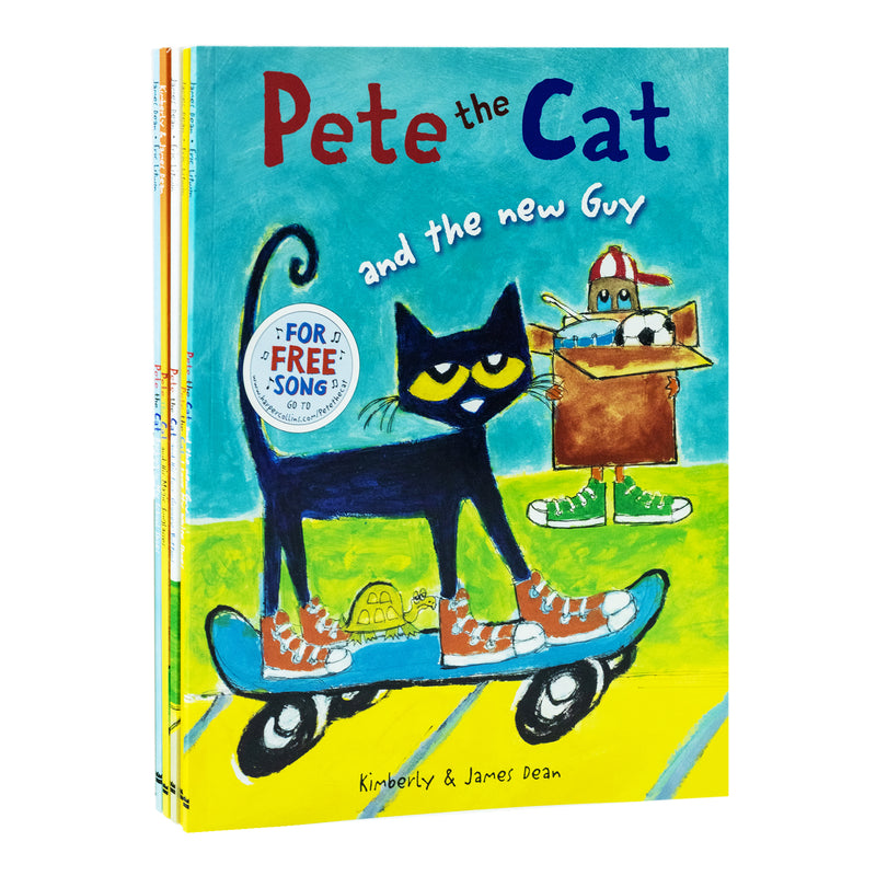 Pete the Cat Series 5 Books Collection Set By Eric Litwin (Pete the Ca –  Lowplex