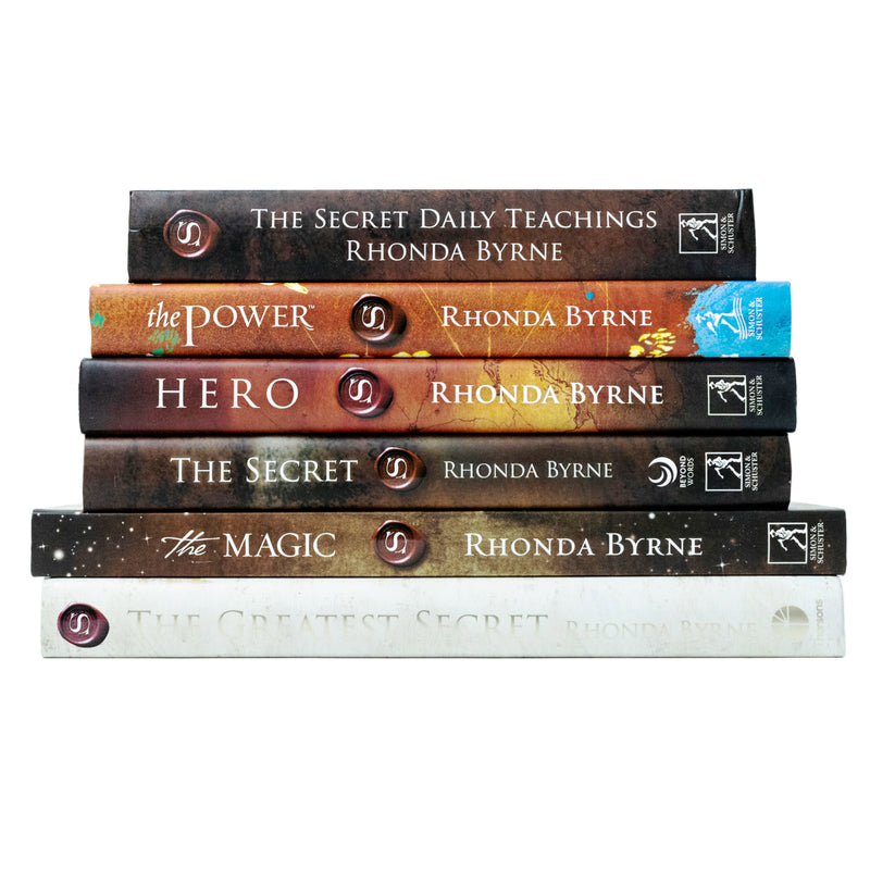Rhonda Byrne The Secret Series 6 Books Collection (The Secret, The Power, Hero, The Secret Daily Teachings, The Magic [Paperback], The Greatest Secret)