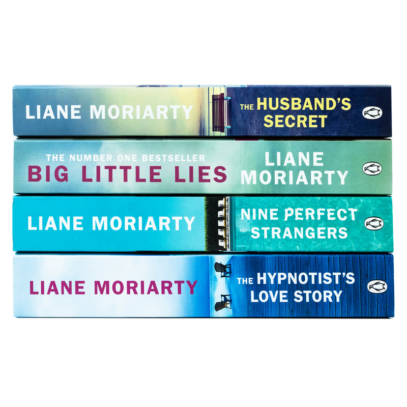 Liane Moriarty Collection 4 Books Set (The Husband's Secret, Big Little Lies, Nine Perfect Stranger,The Hypnotist's Love Story)
