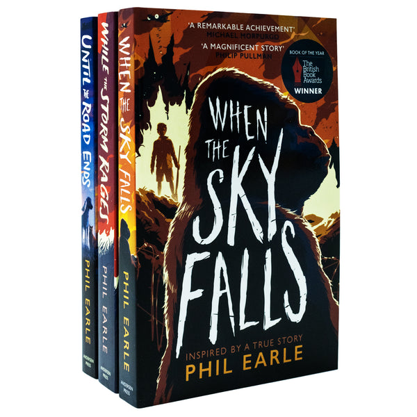 Phil Earle Collection 3  Paperback Book Set | Young Adult Fiction, Adventure & Drama | While the Storm Rages, Until the Road Ends, When the Sky Falls