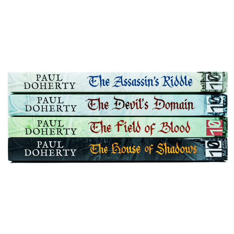 Paul Doherty 4 Books Set (Devil Domain, Field Of Blood, Assasssin Riddle, House Of Shadows)