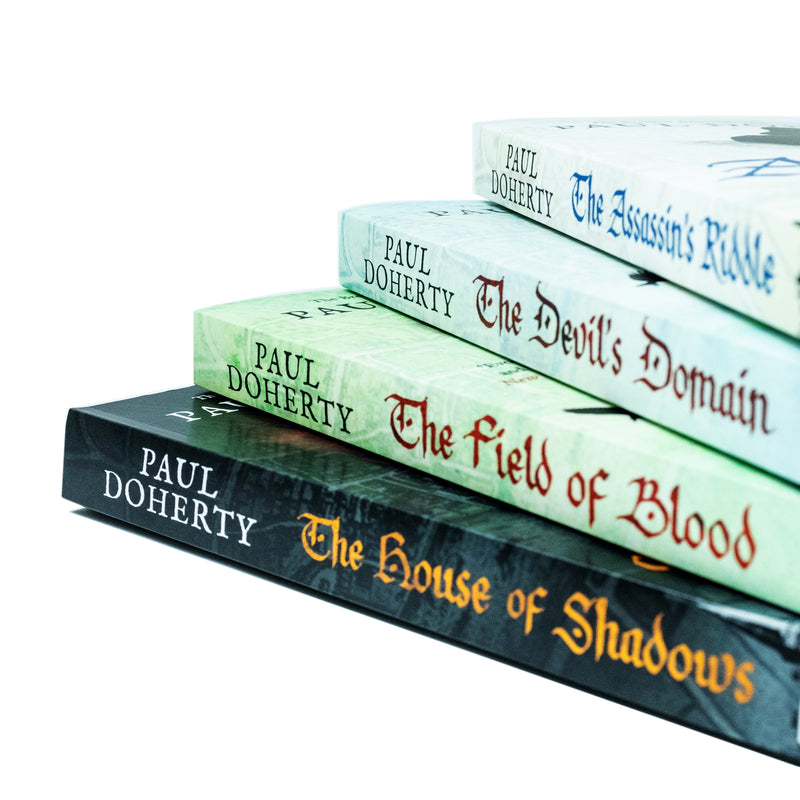 Paul Doherty 4 Books Set (Devil Domain, Field Of Blood, Assasssin Riddle, House Of Shadows)