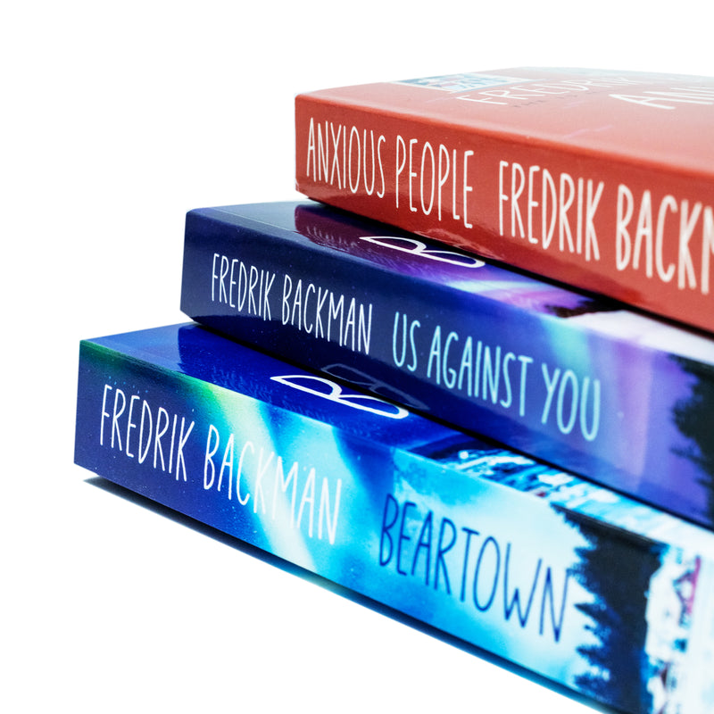 Fredrik Backman Collection 3 Books Set (Anxious People,Us Against You,Beartown)