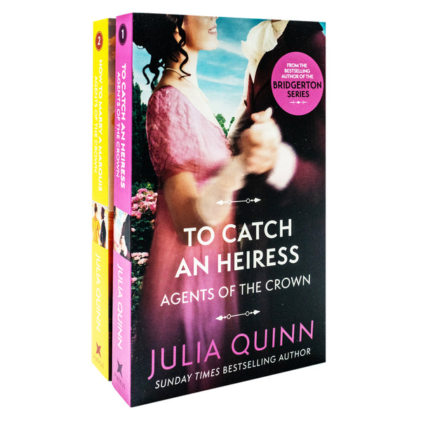 Julia Quinn The Agent Of The Crown Collection 2 book Set (How To Marry A Marquis, To Catch An Heiress)