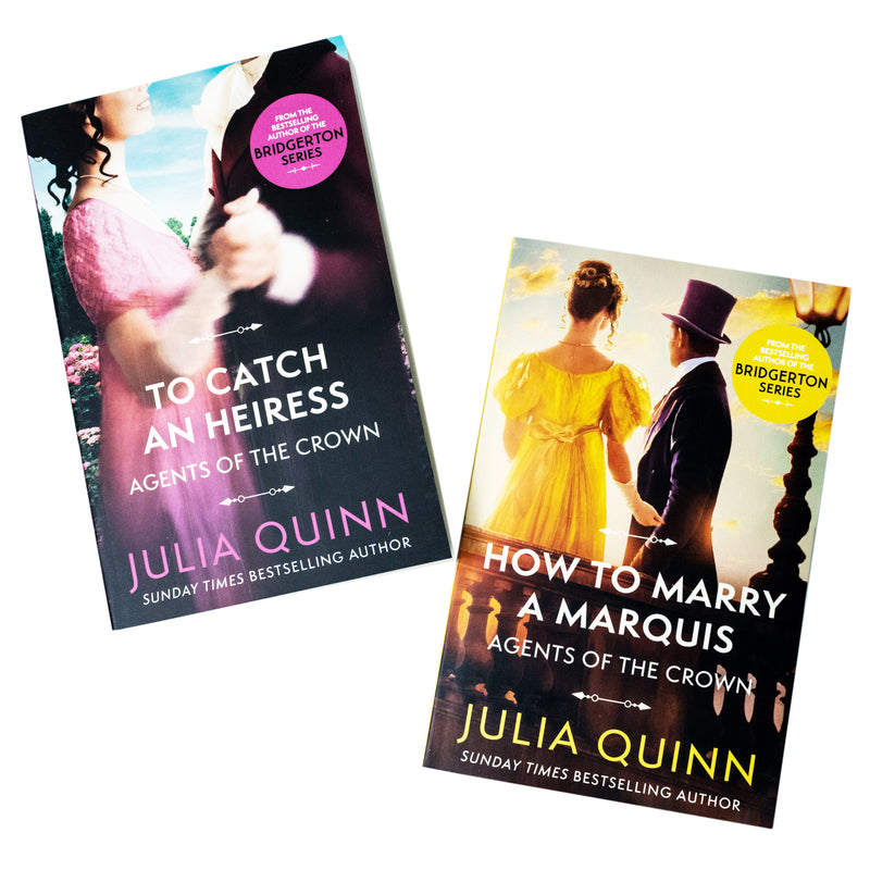 Julia Quinn The Agent Of The Crown Collection 2 book Set (How To Marry A Marquis, To Catch An Heiress)