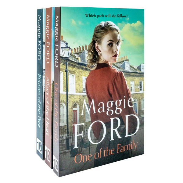 The Lett Family Sagas Collection 3 Books Set By Maggie Ford (One of the Family, Affairs of the Heart, Echoes of the Past)