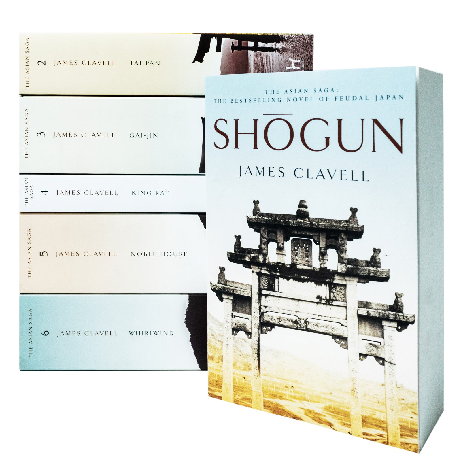 James Clavell Paperback Series - 6 Books (Shogun, Tai-Pan, Gai-Jin