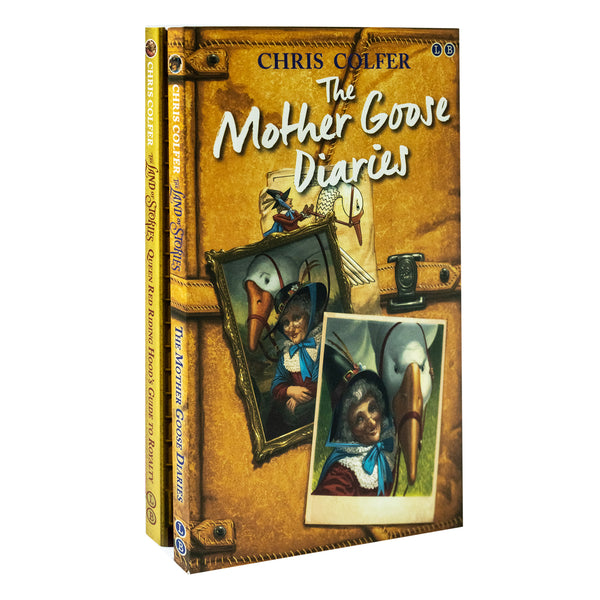 Chris Colfer The Land of Stories 2 Books Collection Set (The Mother Goose Diaries, Queen Red Riding Hood's Guide to Royalty)
