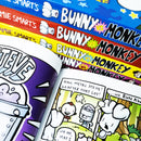 Bunny vs Monkey by Jamie Smart 6 Book Set