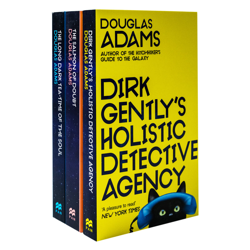 Dirk Gently Series 3 paperback Book Collection Set – Hilarious Mystery Fiction by Douglas Adams | Witty Detective Novels, Sci-Fi, Comedy,&  Adventure