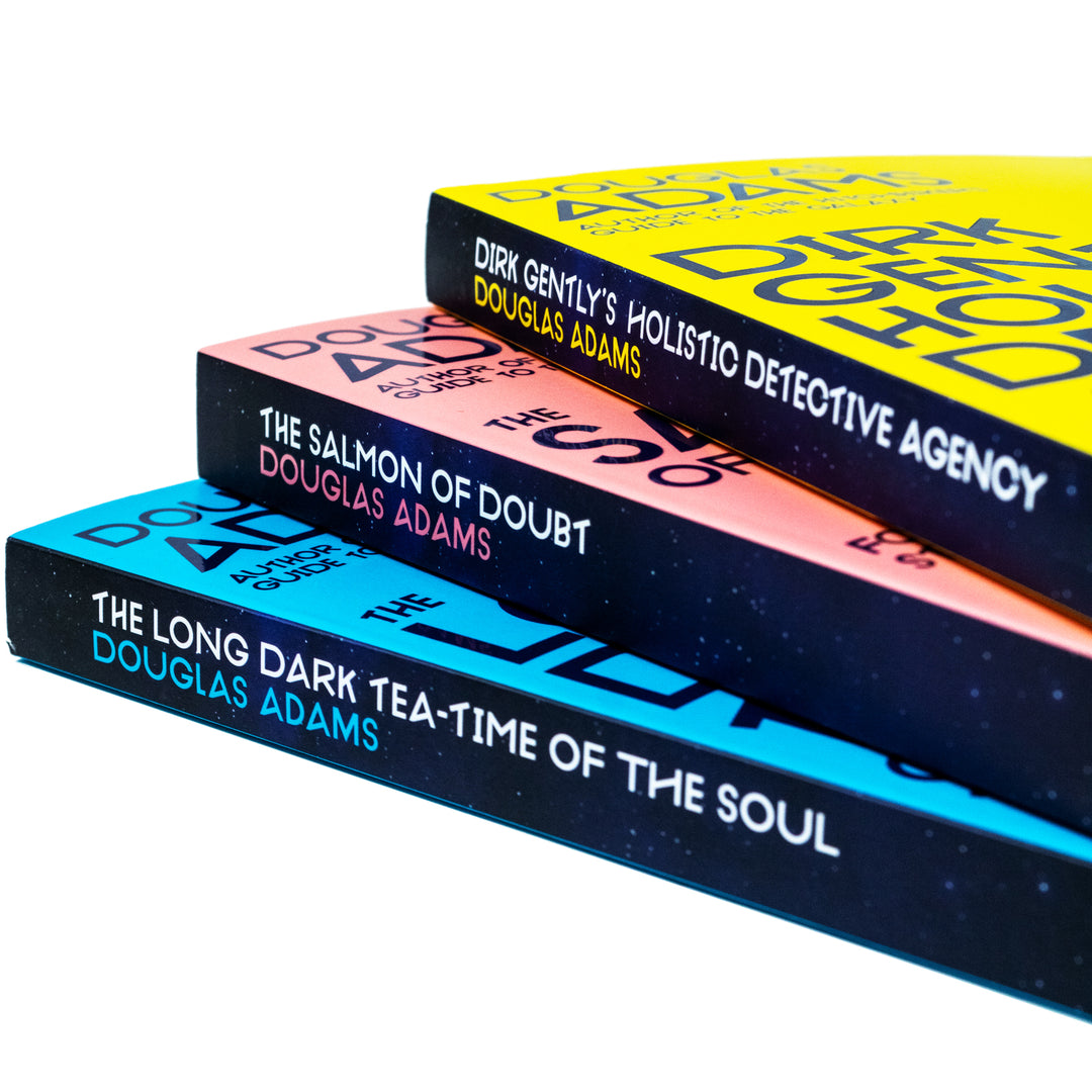 Dirk Gently Series 3 Book Collection Set – Hilarious Mystery Fiction by Douglas Adams | Witty Detective Novels, Sci-Fi, Comedy,&  Adventure