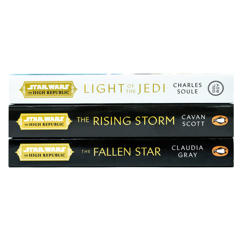 Star Wars: The High Republic 3-Book Collection Set (Light of the Jedi, The Rising Storm & The Fallen Star) | Epic Sci-Fi Adventures & Jedi Battles