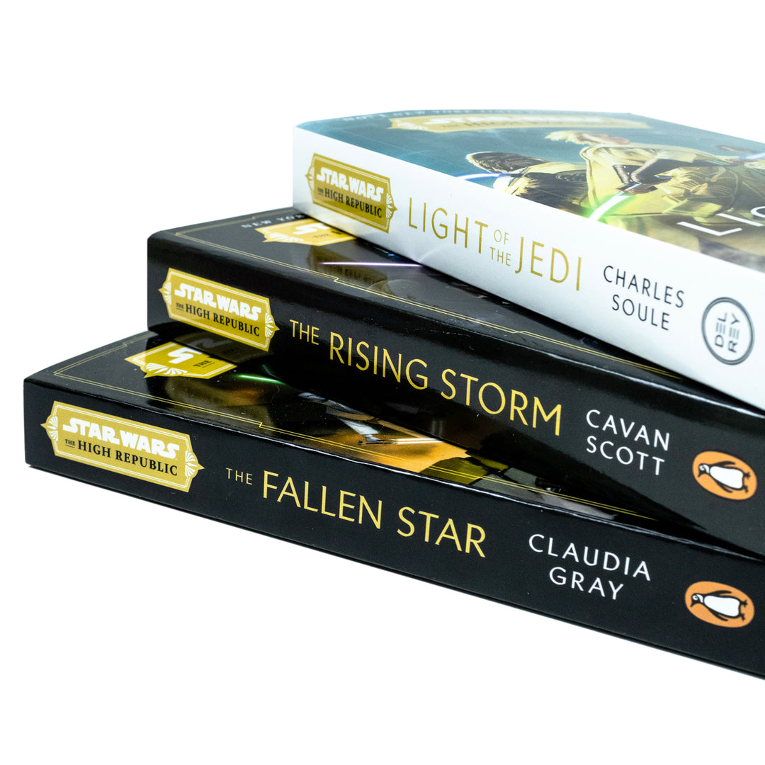 Star Wars: The High Republic 3-Book Collection Set (Light of the Jedi, The Rising Storm & The Fallen Star) | Epic Sci-Fi Adventures & Jedi Battles