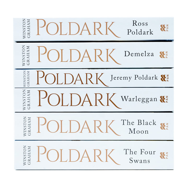 Poldark 6 Books Collection Set (1-6) by Winston Graham – Historical Fiction, Family Saga, Romance & Adventure | Classic British Drama Set in Cornwall