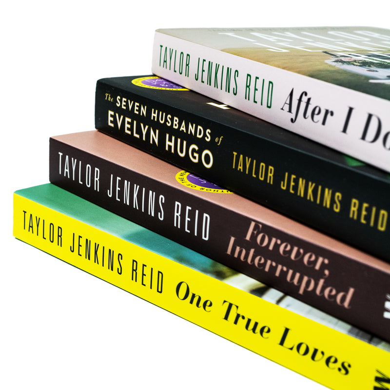 Taylor Jenkins Reid Collection 4 Books Set (Seven Husbands of Evelyn Hugo,After I Do,Forever Interrupted,One True Loves )