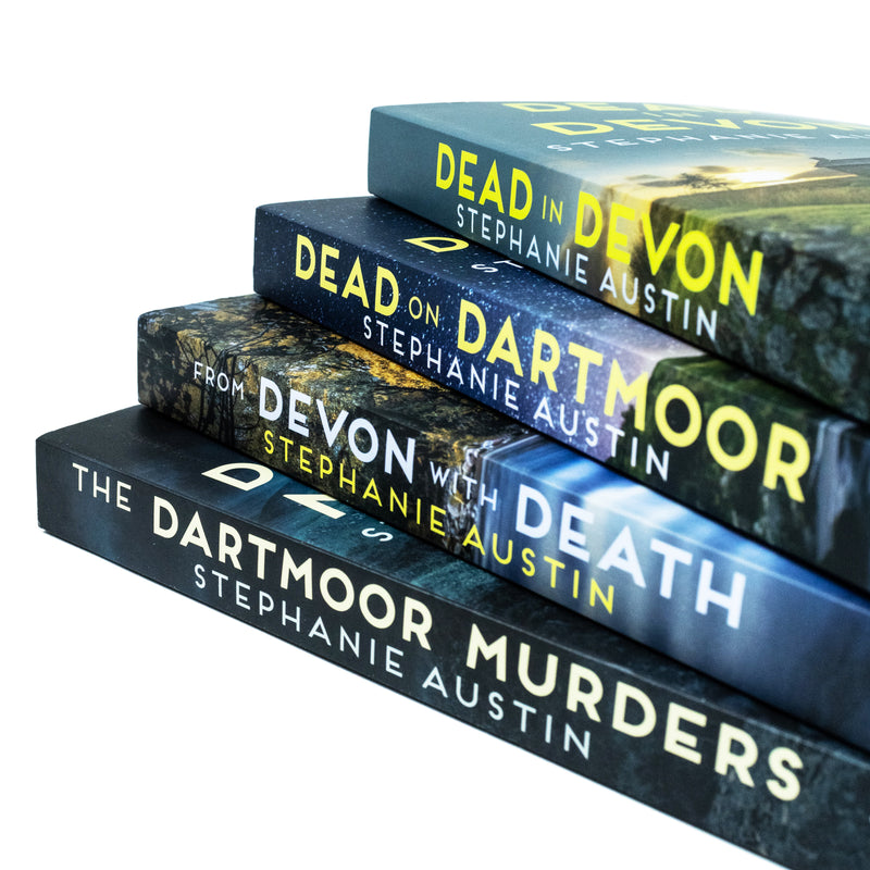 Devon Mysteries By Stephanie Austin 4 Books Collection Set (Devon With Death,Dead In Devon,Dead On Dartmoor,Dartmoor Murders)