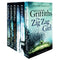 The Brighton Mysteries Series Books 1 - 6 Collection Set by Elly Griffiths (Zig Zag Girl, Smoke and Mirrors, Blood Card, Vanishing Box, Now You See Them & Midnight Hour)