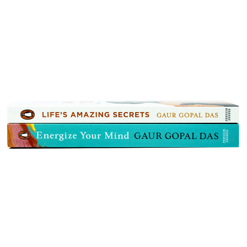 Gaur Gopal Das 2 Books Collection Set:- Life's Amazing Secrets: How To Find Balance And Purpose In Your Life, Energize Your Mind: Learn the Art of Mastering Your Thoughts, Feelings and Emotions