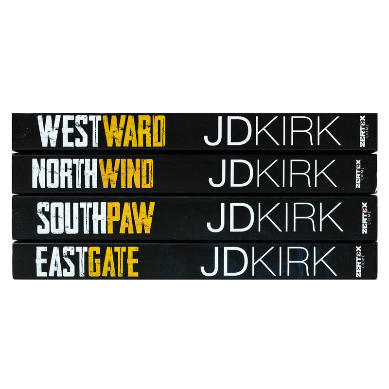 Robert Hoon Thrillers 4 Books Collection Set By JD Kirk (Northwind, Southpaw, Westward & Eastgate)