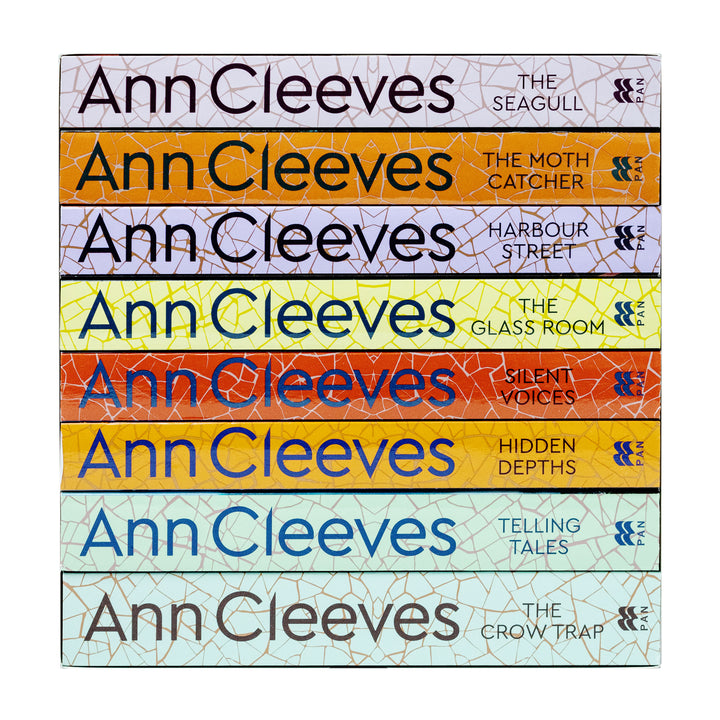 Ann Cleeves Vera Stanhope 8 Books Series Collection Set (The Seagull, Glass Room) - Mystery Crime Novels by Bestselling Author, British Fiction