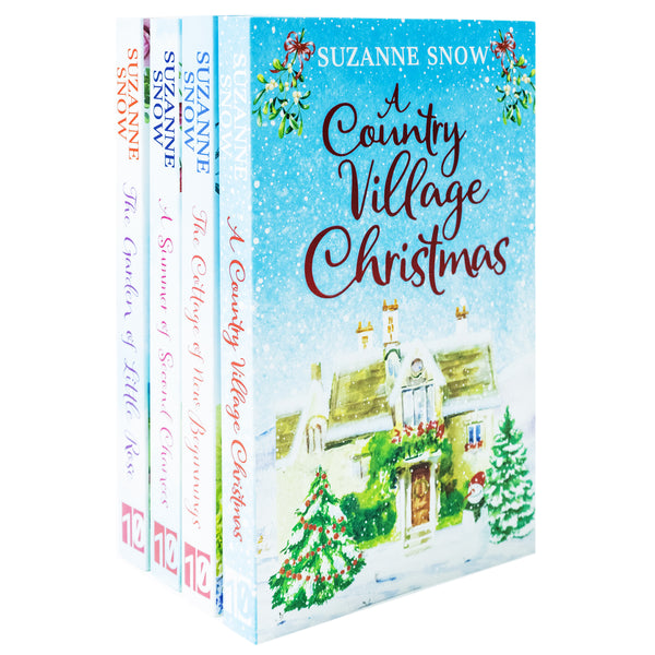 Suzanne Snow Welcome to Thorndale Series Collection 4 Books Set (A Country Village Christmas, The Garden of Little Rose, A Summer of Second Chances, The Cottage of New Beginnings)