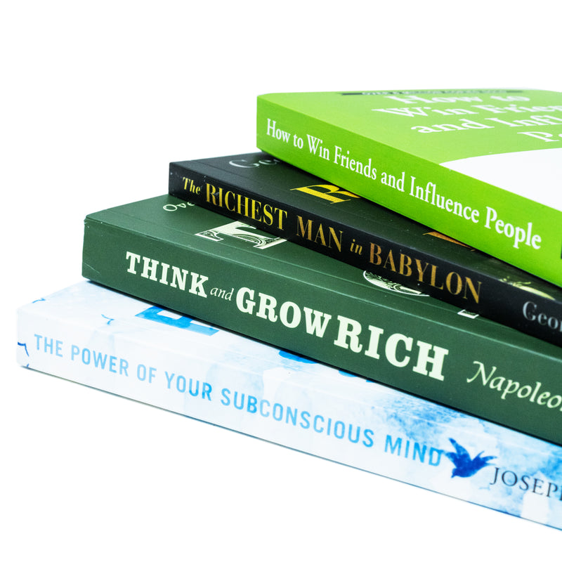 World’s Greatest Motivationa Paperback Books for Self-Help, Success & Wealth – 4-Book Collection for Personal Growth, Positive Thinking & Achievement