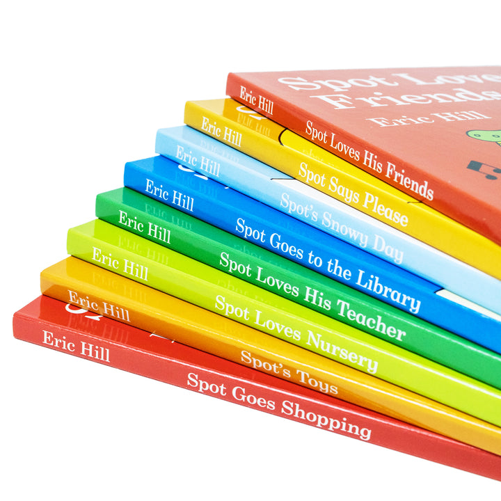 Spot’s Story Collection 8 Book Set by Eric Hill– Fun Children’s Board & Picture Books| Interactive Animal Adventures, Early Learning & Bedtime Stories