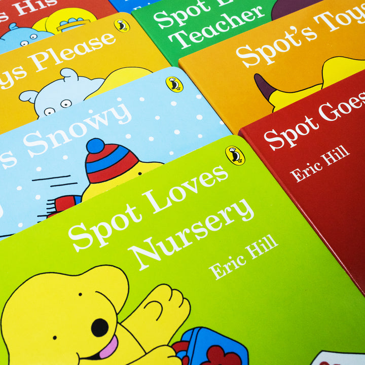 Spot’s Story Collection 8 Book Set by Eric Hill– Fun Children’s Board & Picture Books| Interactive Animal Adventures, Early Learning & Bedtime Stories