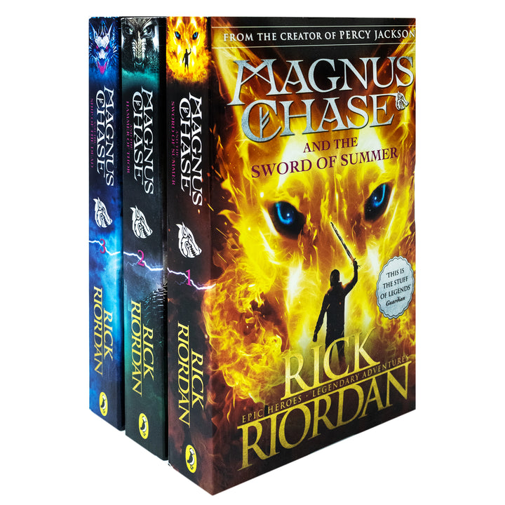 Magnus Chase and the Gods of Asgard Series 3 Book Set by Rick Riordan – Norse Mythology, YA Fantasy, Heroes, Action, Epic Adventure