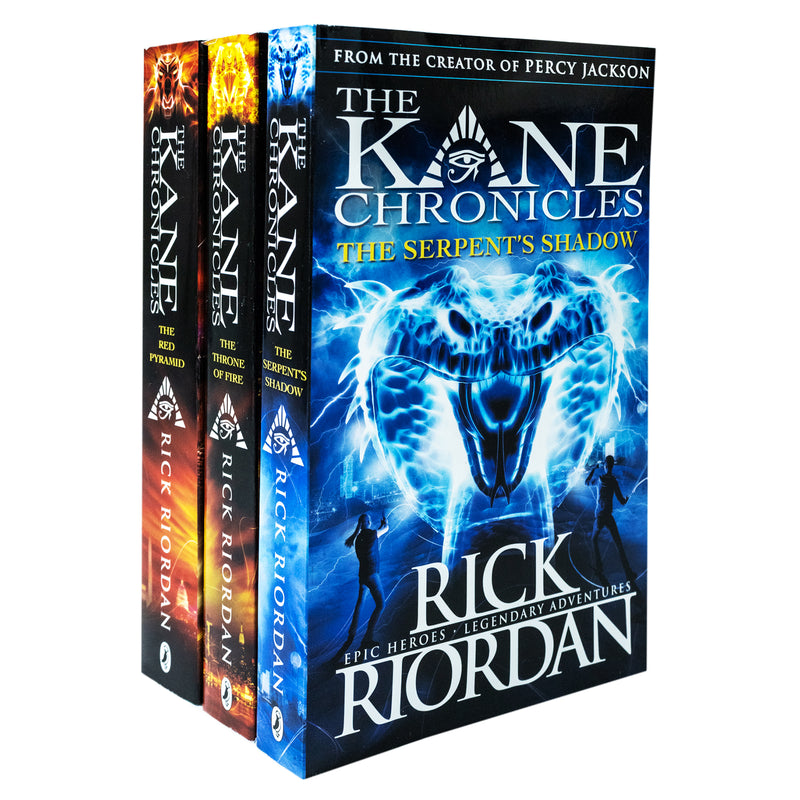 The Kane Chronicles Collection Rick Riordan 3 Books Set Red Pyramid,Throne Fire