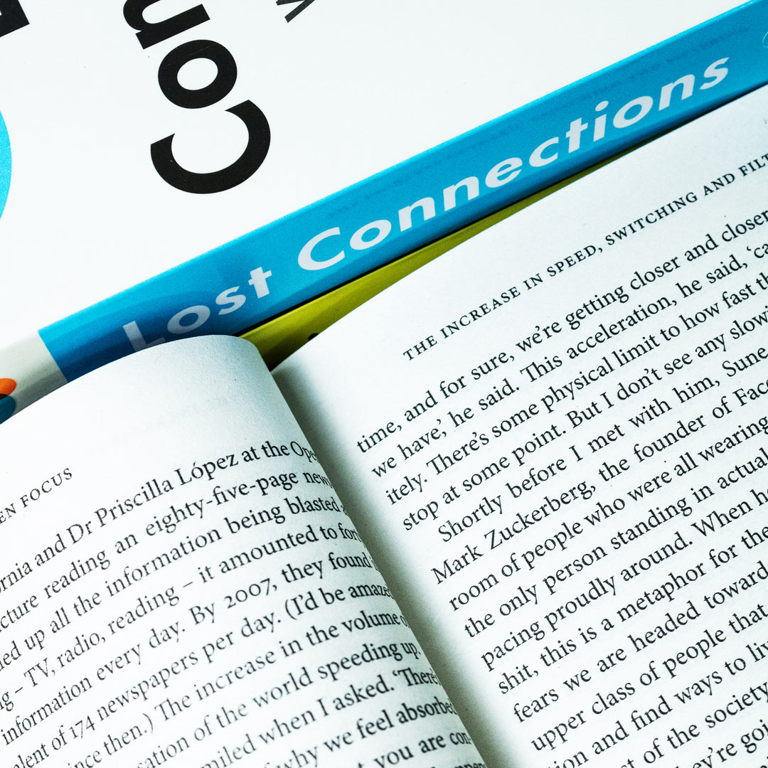 Johann Hari 3-Book Collection – Stolen Focus, Chasing the Scream & Lost Connections | Powerful Nonfiction on Mental Health, Addiction & Society