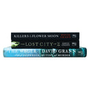 David Grann Collection 3 Books Set (The Wager, Killers of the Flower Moon, The Lost City of Z)